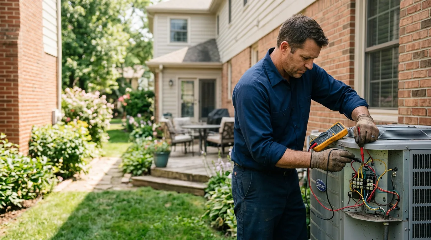 HVAC technician working near Panora, IA